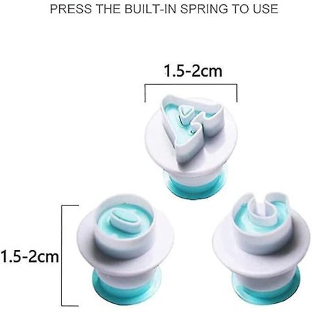 26 stk Bokstav Alfabetet Kake Utskjærere Fondant Former