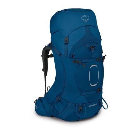 Osprey Aether 65 Men hiking backpacks Blue S/M