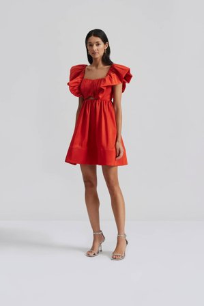 Malina - Bree mini dress - XL - Summer Red