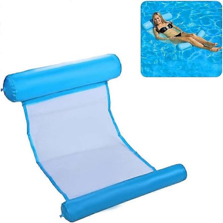Vand Hængekøje Pool Voksne Flydende Seng Oppustelig Luftmadras Pool til Voksne og Børn 200kg