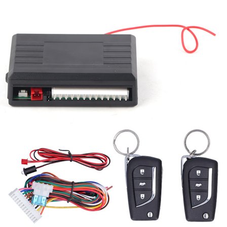 Automatisk fjernbetjening nøglefri adgangssystem universel kontrol centrallåsesæt til 12V bil