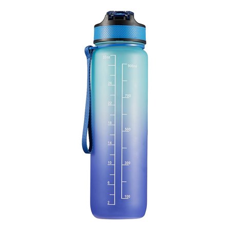 Dellia Motivations Vandflaske Blå/Turkis, Sport & Velvære, Drikkedunke & Shakers, Drikkedunke