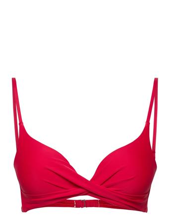 Bermuda Swimwear Bikinis Bikini Tops Triangle Bikinitops Punainen Scampi