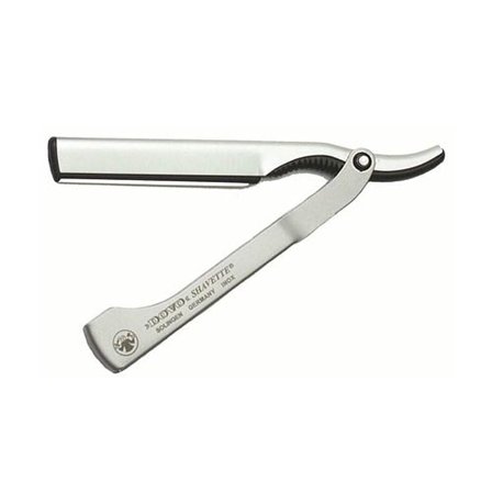 Dovo Solingen Shavette Barberkniv Alu håndtag - Sølv, Skincare, Hårfjerning, Skrabere & Blade