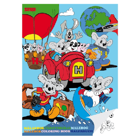 Sense Målarbok Fsc Hector med Vänner