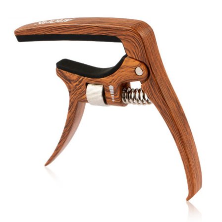 #Profesjonell Capo for Akustiske og Elektriske Gitarer - Justerbar Spenning#