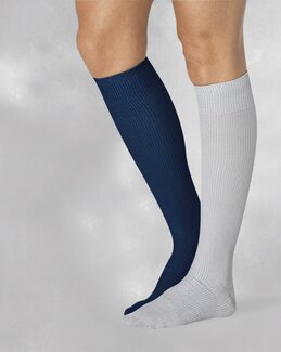 Stödknästrumpor 2-pack Ljusgrå - 37/38 - Louise