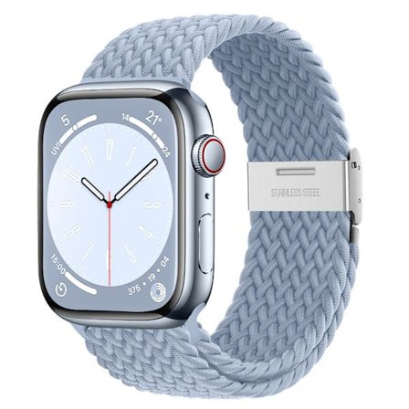 Lämplig för Apple Watch Band 7-6se 38/40/41mm-50# Rock Cyan