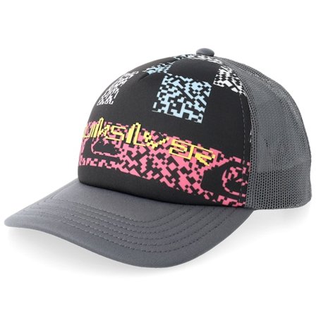 Quiksilver - Gris trucker Gorra - Kids Classic Foam Dark Navy Next Gen A-Frame Trucker @ Hatstore