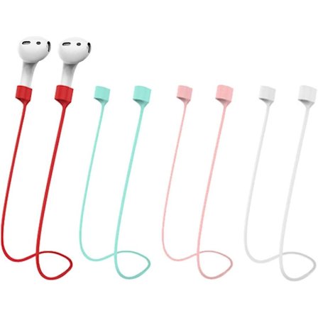 Airpods Magnetisk Anti-tapt Stropp, Fargerik Myk Silikon Sports Lanyard, Halsstropp (FMY)