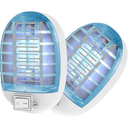 Sisätiloihin tarkoitettu hyttysansa - Sähköinen hyönteiskarkotin hyttysille ja banaanikärpäsille (2 kpl sininen)-AM