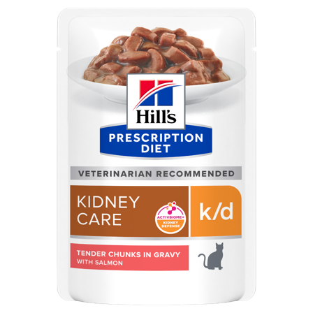 Hill's Prescription Diet K/D Kidney Care Bocconcini Salmone Per