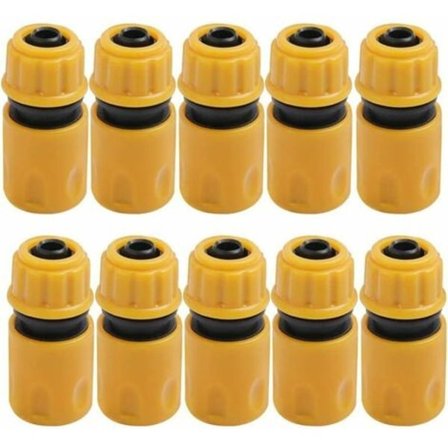 10 stk. haveslangemundstykker, slangeforbindelse, hurtigkoblinger til haveslange i plast, slangeforbindelse, slangemundstykke