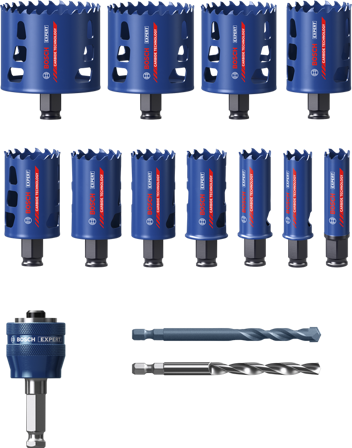 Bosch Expert Tough Material Hullsagsett 13 deler, 20-76 mm, Maskintilbehør & forbruk