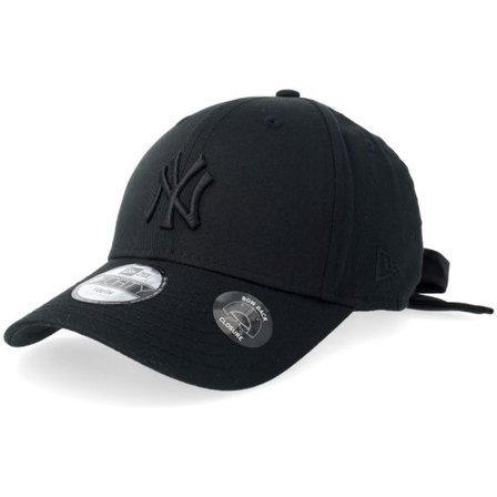 New Era - MLB Svart adjustable Keps - Kids New York Yankees Bow Back 9FORTY Black Adjustable @ Hatstore