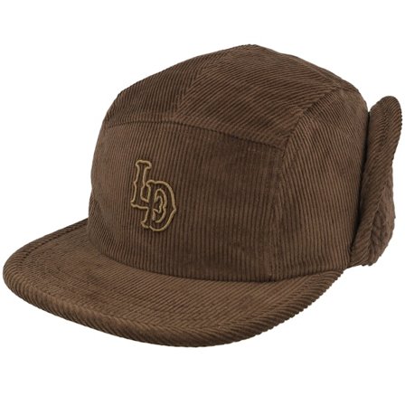 Les Deux - Brown - 5panel - Cap - Ld Logo Winter Cap Slate Brown 5-panel Earflap - Hatstore