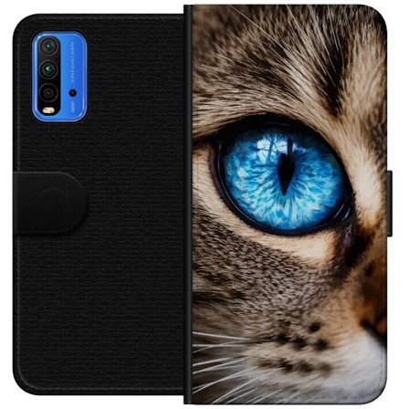 Yhteensopiva Lompakkokotelo Xiaomi Redmi Note 9 4G Värikäs spiraaligalaksi avaruudessa tähtien, sumujen ja kosmisen valon kanssa