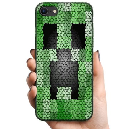 Kompatibelt Mobilskal till Apple Apple iPhone 7 Creeper / Minecraft