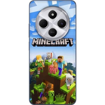 Yhteensopiva Puhelinkuori Xiaomi Xiaomi Redmi 14C Minecraft Creeper lohko pikseli retro peli