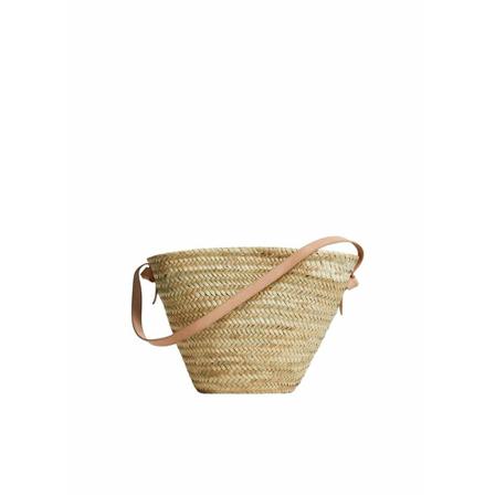 Mango Leather basket Taske inbo, Dame Skuldertasker, Størrelse: ONE Size