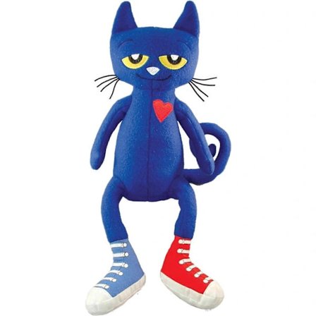 Pete the Cat Plysjdukke, 36,8 cm, Blå