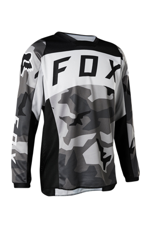 Maglia Cross Bambino FOX Racing 180 BNKR Nero-Camo M