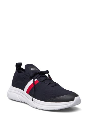 Modern Runner Knit Stripes Ess Tommy Hilfiger Blue