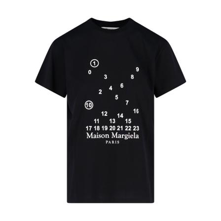 Maison Margiela T-Shirts Sort, Dame