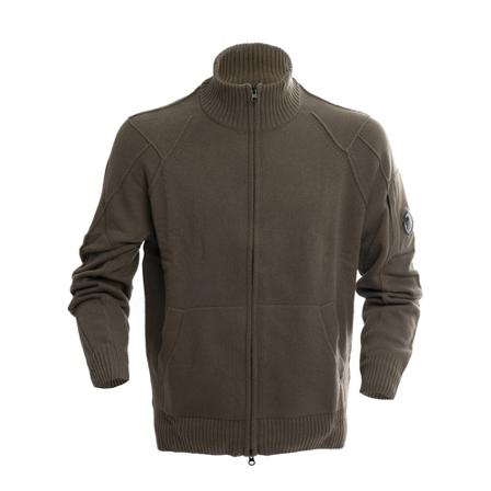 C.p. Company Fullzip Wool Cardigan Grøn, Herre Cardigans, Størrelse: S