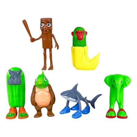 /NN/Italialainen Brainrot Tralalelo Tralala Nukkekodit Lelut Hauskat Italialaiset Brainrot Työpöydän Koristeet Lelu Kirjahyllyyn Yöpöytä [C] 6kpl