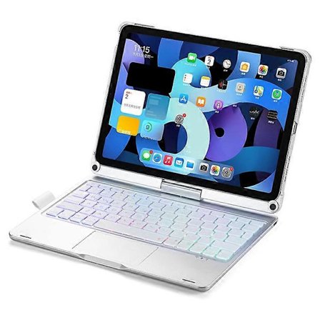 Trackpad Bakgrundsbelyst Tangentbord Kompatibelt För iPad Air 11 (2024) / Air (2022) / (2020) / iPad Pro 11 (2022) / (2021) / (2020) / (2018)