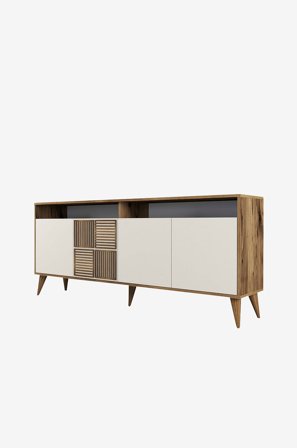 Hanah Home - Avlastningsbord Milan 180 cm - Beige - Skjenker & sideboards - Fra Homeroom