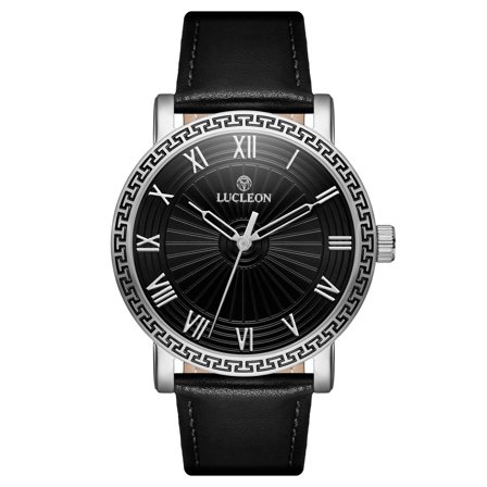 Hydra | Reloj de acero inoxidable estilo retro negro para hombres - Relojes de pulsera