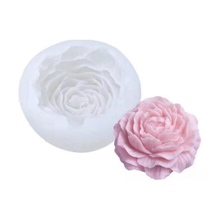 Rose Silikone Lysform Fondant Kageform til DIY-FD-