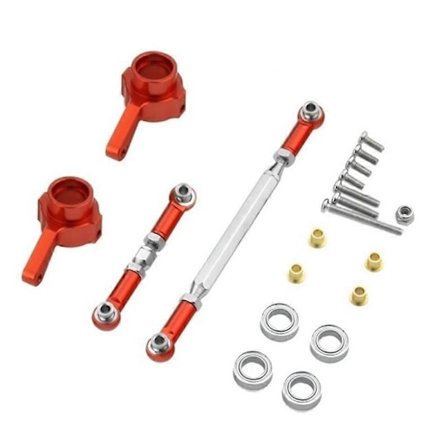 Opgrader Styretøjs Trækstang Servo Link Stang Styretøjs Kop Lejesæt til MN D90 MN-90 MN99S 1/12 RC Bil Reservedele,1