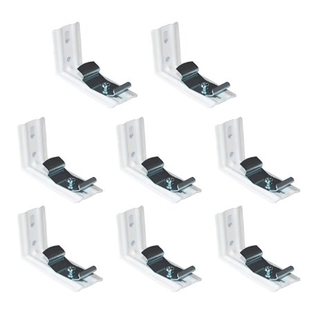 Sæt med 4/8 persienner Gardinskinne monteringsbeslag Clip Blind forlængelsesramme