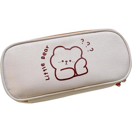 (Bjørn A) Kawaii penalhus med stor kapacitet til studerende, teenagere, piger, gymnasium, college, kontor