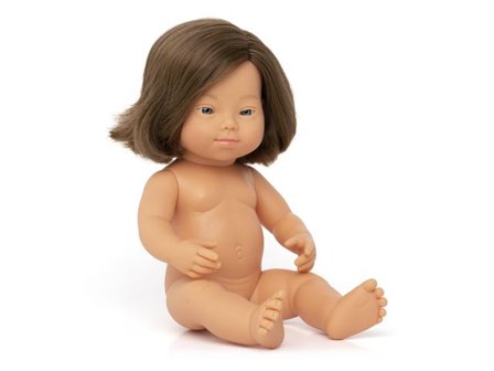 Miniland Docka downs syndrom flicka 38cm - Lyreco - Skola och förskola > Lekmaterial > Dockor