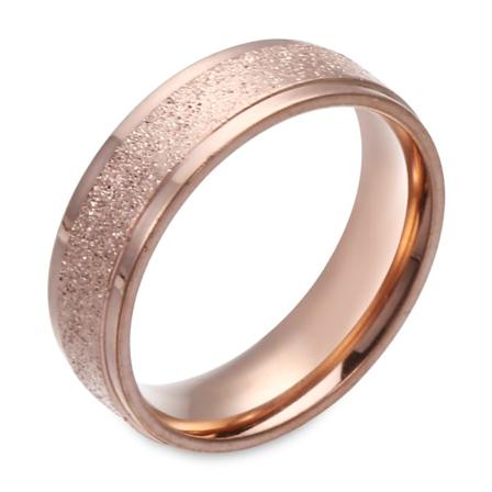 Bliver Matfarvet Ringbåndsring Rose Guld 7