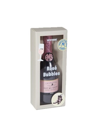 Eat My Socks Strømper Rosé Bubbles Onesize, Tøj & Bolig, Ankelsokker, Herresokker