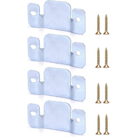 4 kpl sohvan osan liitosraudat, galvanoitu rauta sohvan liitos