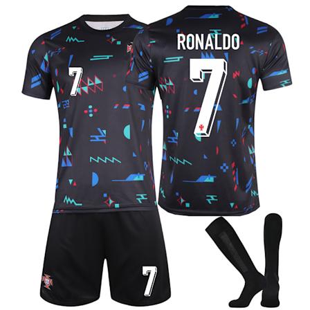 UEFA EURO 2024 Portugal Fotballtrøye Nr. 7 Ronaldo 26