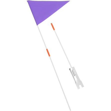 Glasfiber Flagstang til Cykler Cykel Sikkerhedsflag Sæt til Dekorativ Cykling