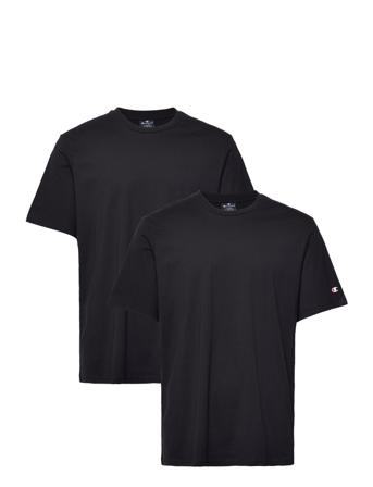2Pack Crew-Neck T-shirts Short-sleeved Svart Champion