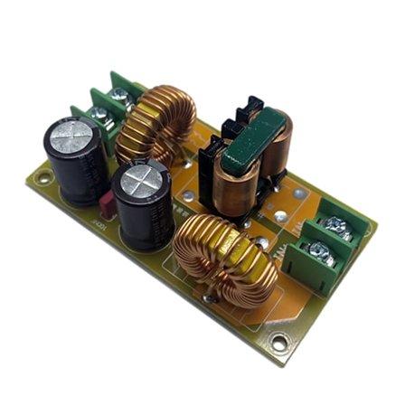 10A LC Filter EMI Elektromagnetisk Interferenzfilter Högfrekvent Strömfiltrering för 12V 24V Biltillbehör