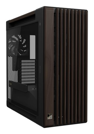 ASUS PA602 PROART Wood Edition Metal Panel Mid Tower (sort) Wood Edition