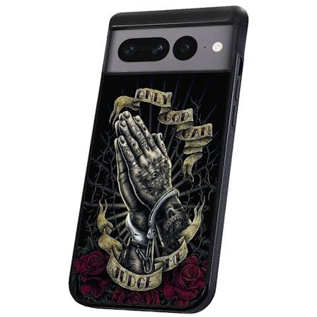 Google Pixel 8A - Skal/Mobilskal Only God Can Judge Me