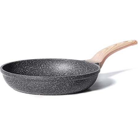 Nonstick Stegepande Ægpande Omeletpande, Nonstick Køkkenredskaber Granitbelægning, sort