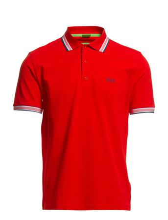 Paddy Polos Short-sleeved Oransje BOSS