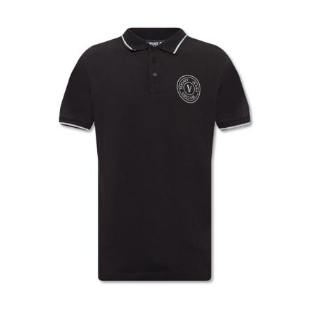 Versace Jeans Couture Polo shirt with logo Sort, Herre